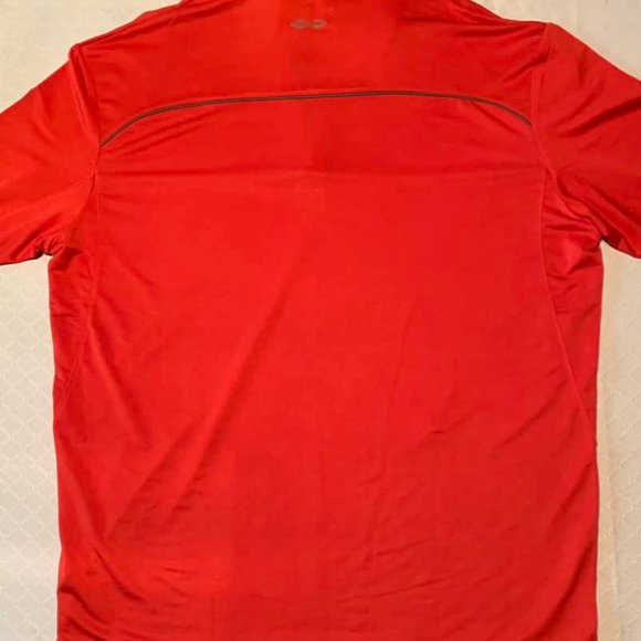 Men's Size XL Snake Eyes Players Dark Orange 1/4 Zip Long Sleeve Activewear Top - Picture 5 of 7